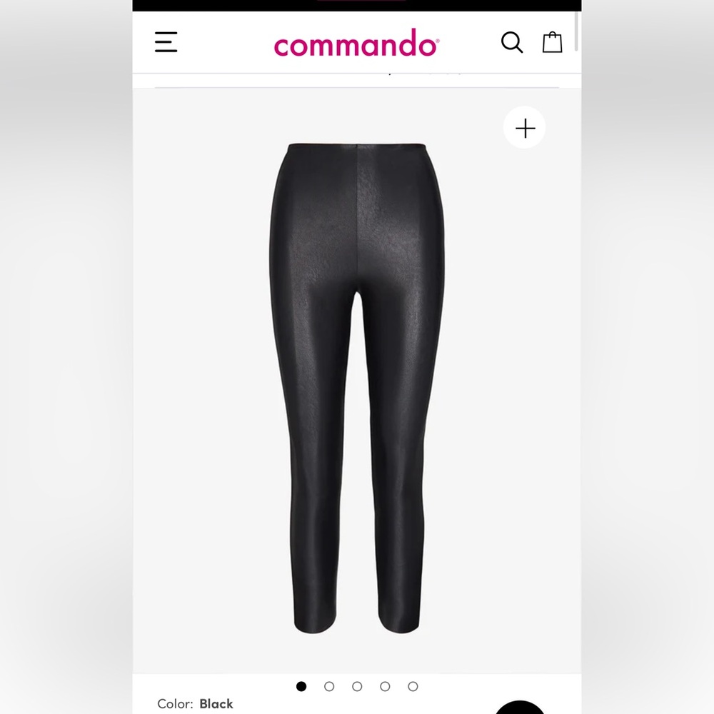 Commando leather leggings size small